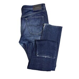 Diesel Buster Regular Slim Tapered Jeans Mens 34x32 Distressed